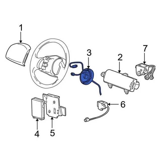 1L3Z-14A664-AA - Clock Spring 1999-2004 Ford | Ford Parts Direct