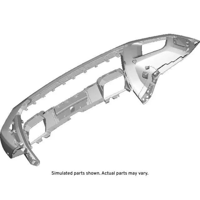 2022-2025 GMC Carbon Flash Front Bumper Lower Fascia