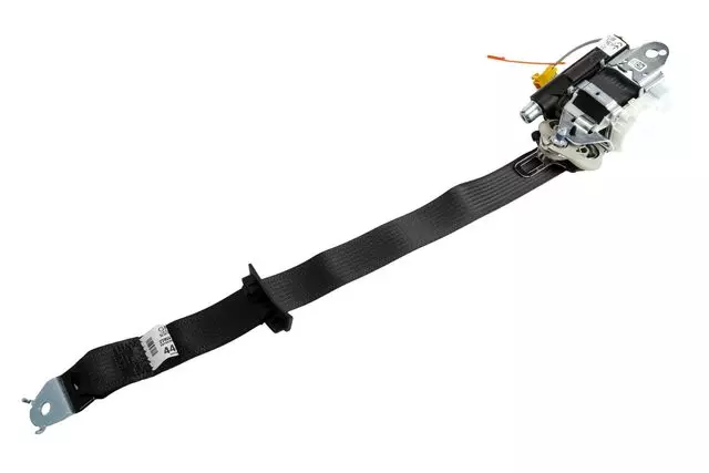 Ebony Passenger Seat Belt with Retractor and Pre-Tensioner