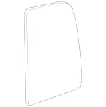 Mirror Glass - Left Upper