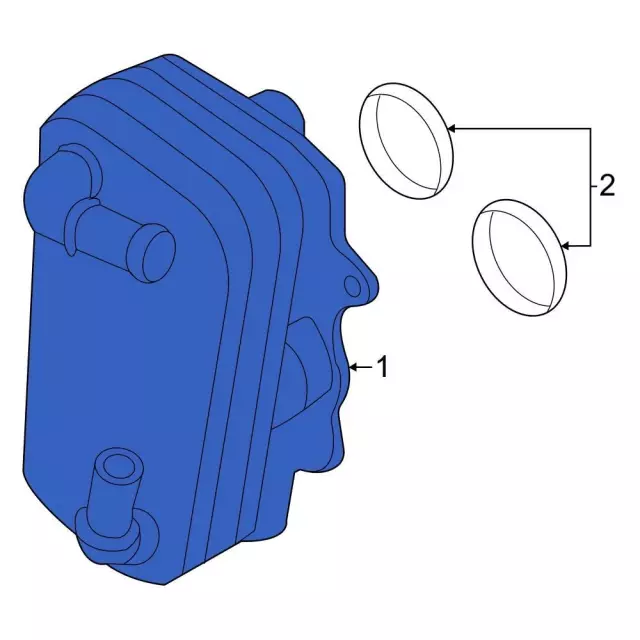LC3Z-6A642-A - Oil Cooler 2020-2026 Ford | Online Ford Parts Catalog