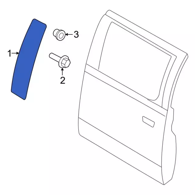 FL3Z-1520555-SG - Door Applique - | Eastgate Ford Parts