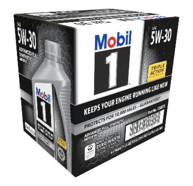 5W30 Motor Oil - Mobil 1 - 6 Quart Case 00279-MB5W3 | Toyota Parts