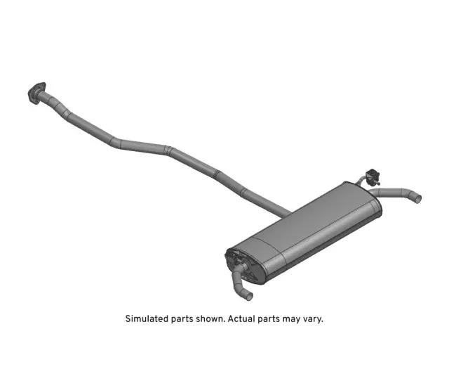 2021-2025 Chevrolet Trailblazer Muffler 60009802 | Chevy
