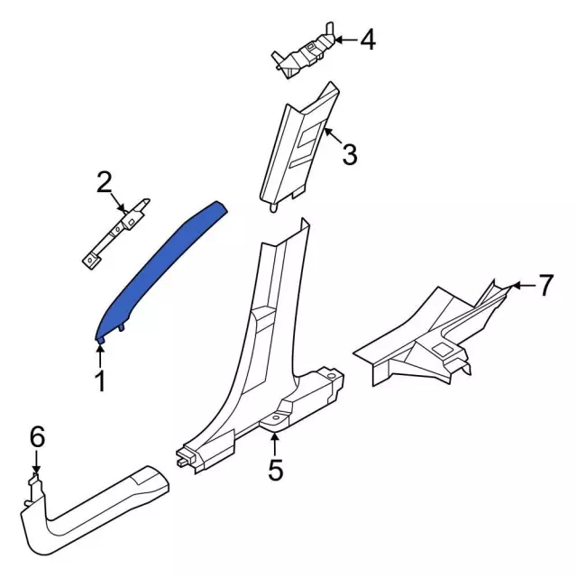 Windshield Pillar Trim