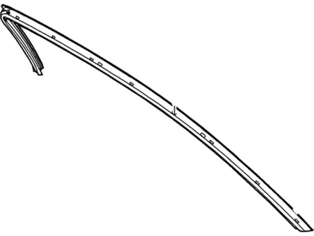 CR3Z-6351238-A - Upper Weather-Strip Retainer 2005-2014 Ford