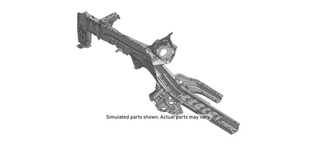 Passenger Side Front Compartment Front Lower Side Rail