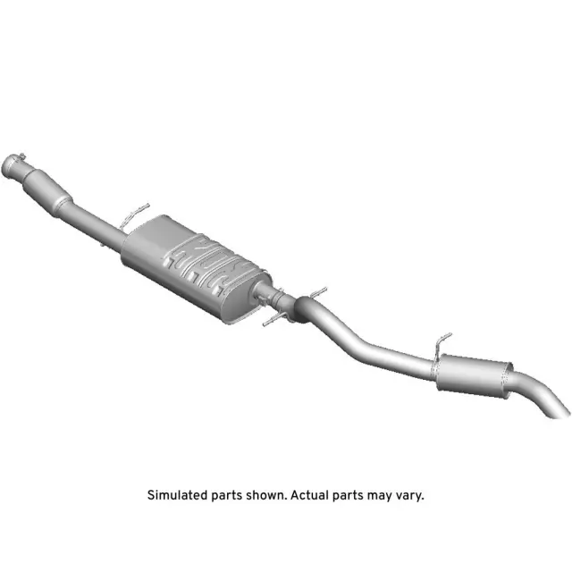 2015-2020 GM Exhaust Muffler with Exhaust Pipe 84496908
