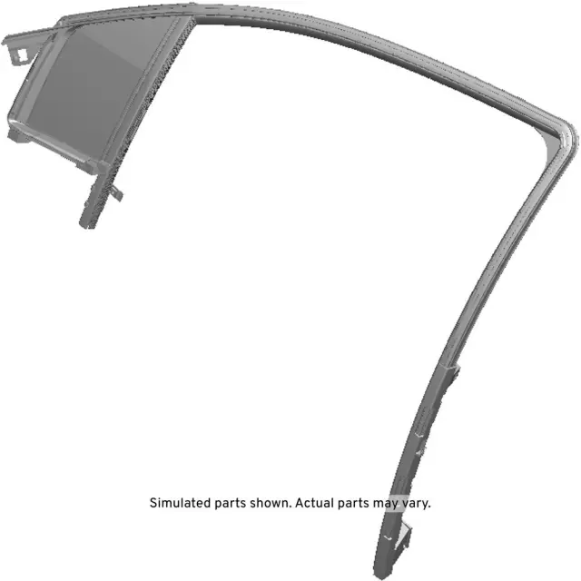Driver Side Front Door Window Weatherstrip