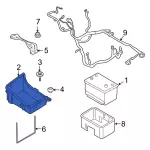 2020-2022 Ford - Battery Tray