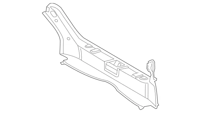 2007 – 2011 Mercedes-Benz Trunk Trim Panel 219-690-00-00-9051