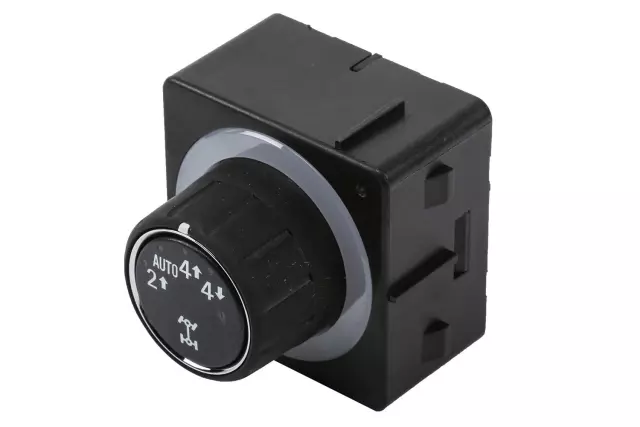 Black Carbon Metallic Transfer Case Selector Switch