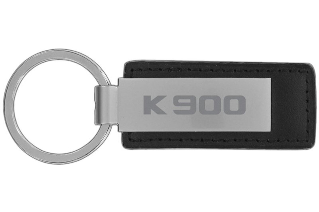 Key Chain, Black Leather