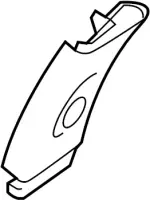 Upper Center Pillar Trim