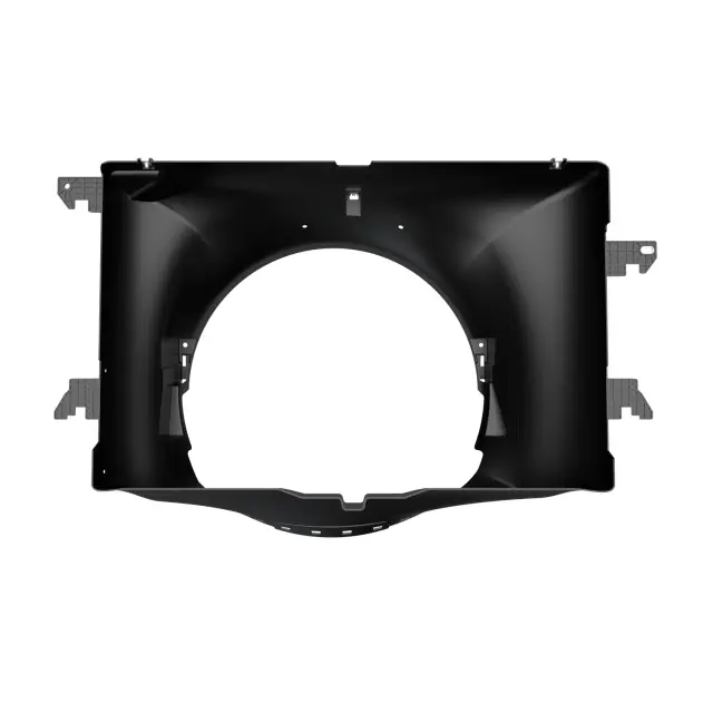 R9453 Fan Shroud - 20 Inch Diameter, 3 Inch Wide Steel Chrome Shroud