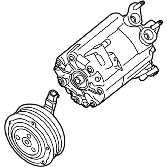 2013-2016 Ford A/C Compressor CV6Z-19703-AJ | OEM Parts Online