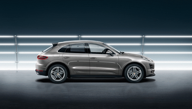 20-Inch Macan Turboホイール、サテンプ ラチナ塗装仕上げ4本