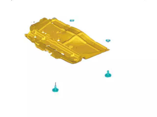 JL1Z-7222-C Floor Pan Splash Shield jl1z7222c | Fairway Ford OEM Parts