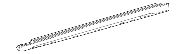 Genuine OEM Rocker Molding | 118-698-04-00-64-9999 | Fits
