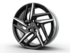 Prelude 19-In Gloss Black Machined Finish Alloy Wheels
