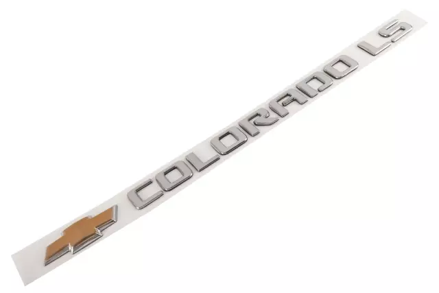 Tailgate Colorado Name Plate with Bowtie