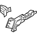 2011-2016 Ford - Upper Pillar Trim Upper Retainer