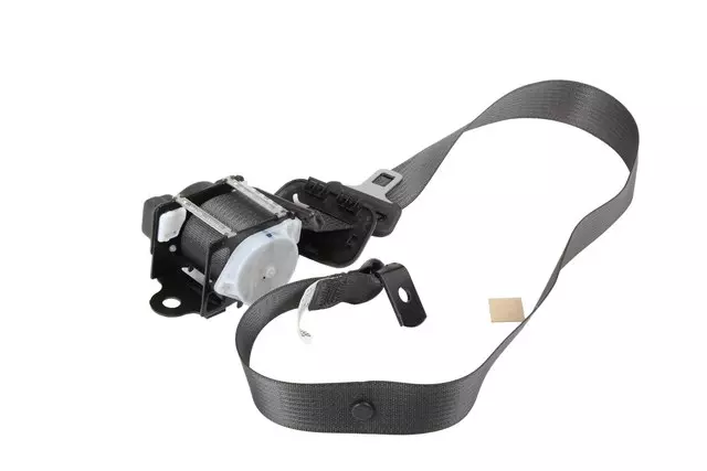 Ebony Rear Center Seat Belt with Retractor