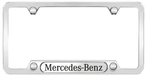 License Frame, Mercedes-Benz Logo