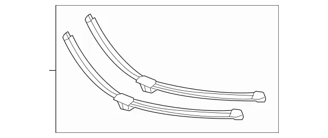 231-820-10-45 - Parts Kit, Wiper Blade 2005-2020 Mercedes-Benz