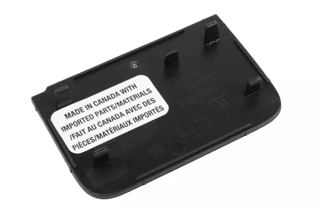 Black Carbon Metallic Driver Side Door Inside Handle Bolt Finish Cap