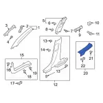 2021-2024 Ford Bronco Sport - Rear Sill Plate