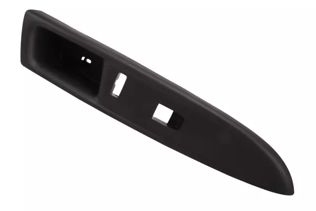 Jet Black Front Passenger Side Door Armrest Switch Mount Plate