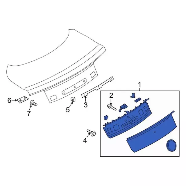 FR3Z-6342528-LC - Finish Panel 2015-2017 Ford Mustang | Ford Parts