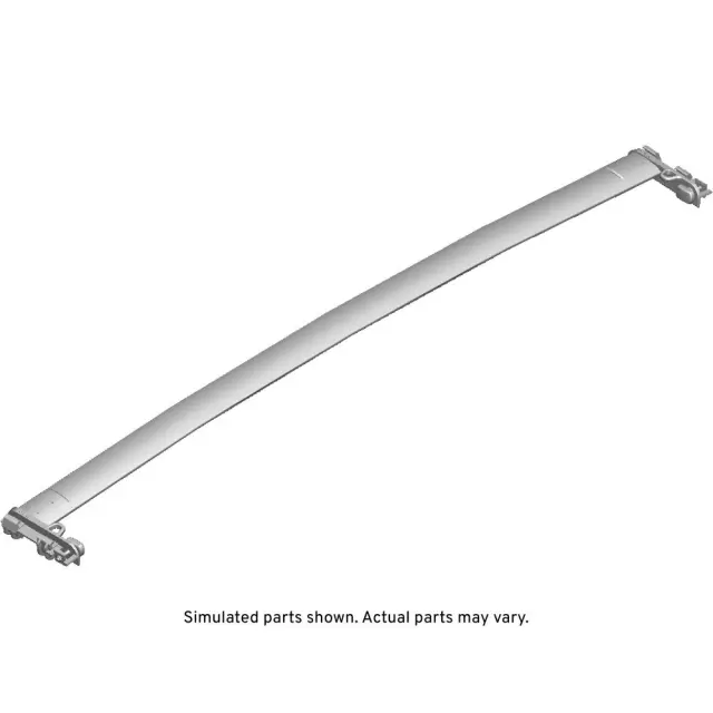 Black Roof Luggage Carrier Cross Rail