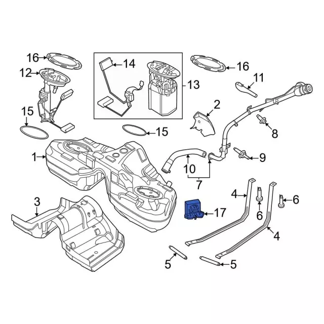 PR3Z-9D370-A - Fuel Pump Controller 2015-2025 Ford | Ford Parts Direct