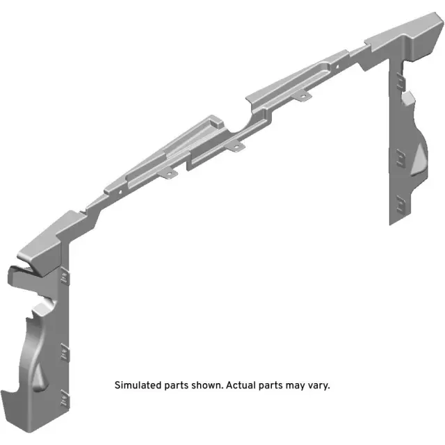 Front Bumper Shutter Baffle