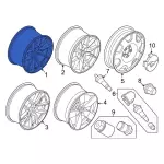 2024 Ford Mustang - Wheel, Alloy