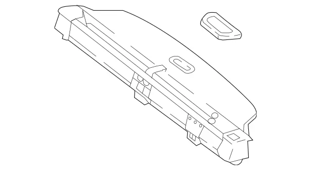 パーツ MERCEDES BENZ Cargo Cover OEM Genuine OEM Cargo Cover | 253-680-44-06-64-9J28 | Fits