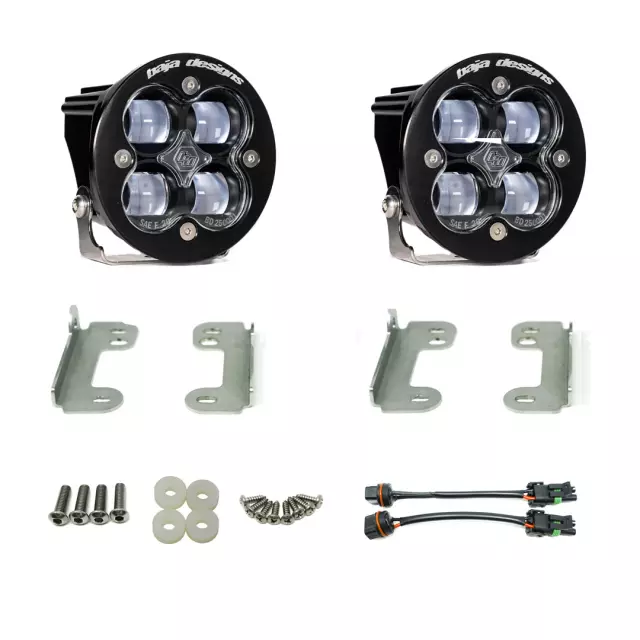 Baja Designs 2018 Wrangler JL Rubicon Squadron R Sport Fog Pocket Kit