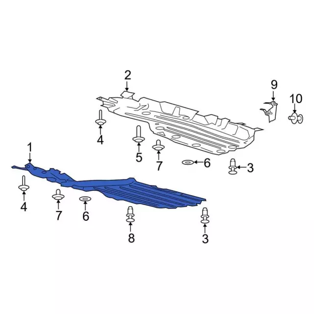 2020-2025 Ford Air Deflector l1mz7811782h | TascaParts.com