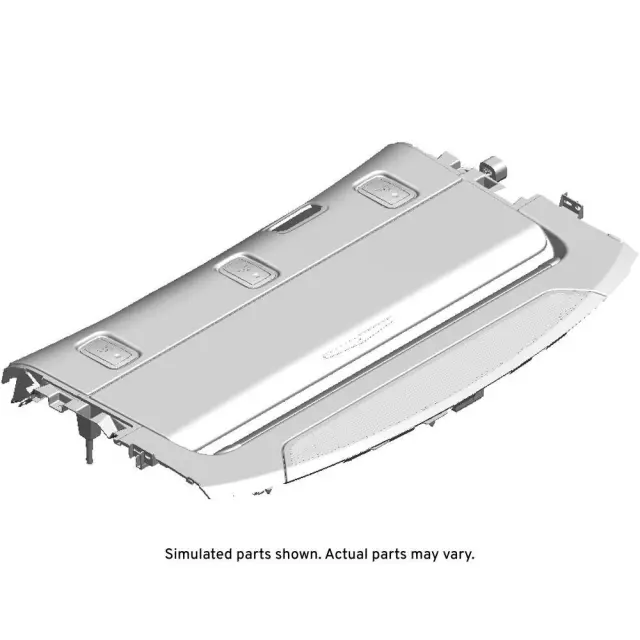 Black Rear Window Panel Trim