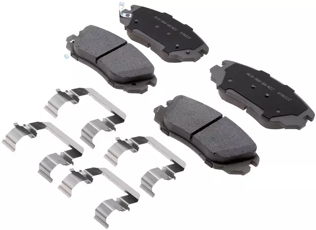 Low Dust Brake Pads ACDelco Silver 14D1421CHF2 Ceramic Front Disc Brake Pad Set With Hardware Clips H 885379 - View #11
