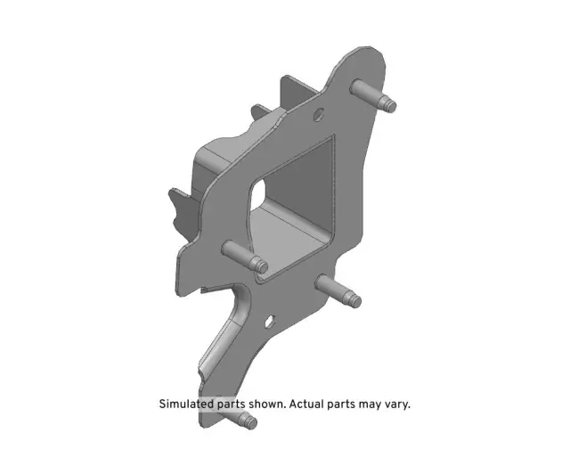 Passenger Side Rear Bumper Impact Bar Anchor Plate