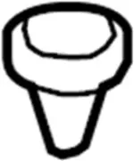 Upper Center Pillar Trim Clip