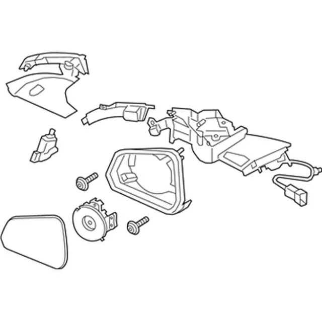 FR3Z-17683-P - Power Mirror - 2015-2023 Ford Mustang | Eastgate