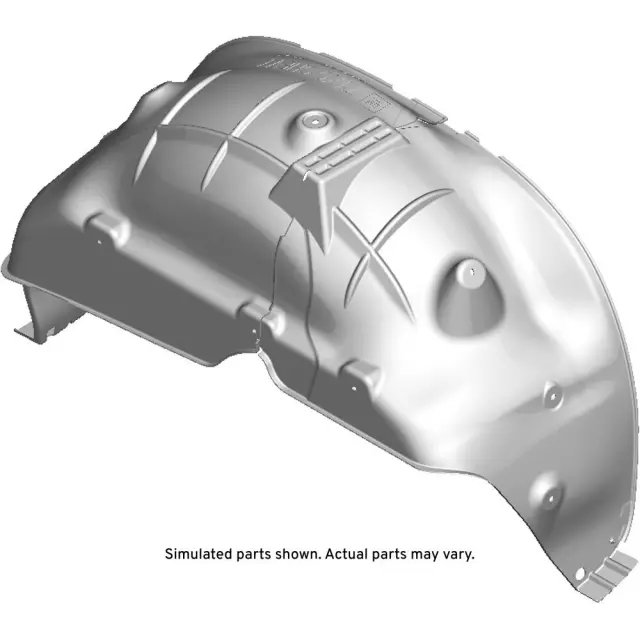 2019-2025 Chevrolet Wheelhouse Liner - Passenger Side (RH