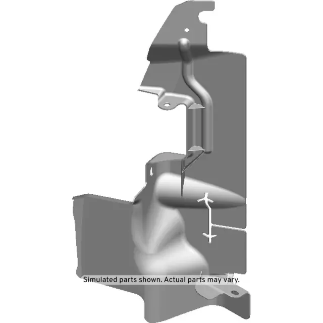 Driver Side Radiator Air Side Deflector