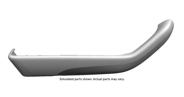 Jet Black Rear Driver Side Door Armrest Cover Trim