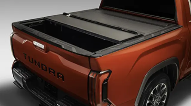 Speed Daddy Hard Tri-Fold Tonneau Cover For 2022-2024 Toyota Tundra 5.5Ft Bed – Black