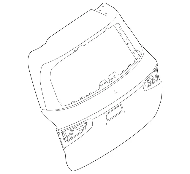 167-740-38-00 - Rear Door 2020-2026 Mercedes-Benz | Mercedes-Benz